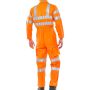 Beeswift RSC Hi-Vis Railspec Teflon Coveralls