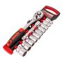 Spectre SP-17346 Fine Tooth 1/2" Ratchet Handle + 10PC Socket Set