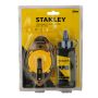 Stanley 0-47-465 PowerWinder 30m Chalk Line Reel Set c/w Blue Chalk & Line Level