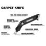 ToughBuilt TB-H4-11-CK Carpet Knife