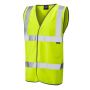 Leo Workwear W01 Tarka Hi-Vis Waistcoat ISO 20471 Class 2