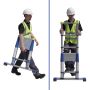 Werner 85032 Telescopic Soft Close Extension Ladder 3.2M 11 Rung + Stabiliser Bar