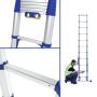 Werner 85032 Telescopic Soft Close Extension Ladder 3.2M 11 Rung + Stabiliser Bar