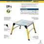 Werner 31389800 Odd Job 600 Fibreglass Leg Work Platform