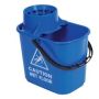 J15790  Hygiene Mop Bucket C/W Ringer Blue 14L