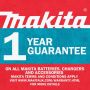 Makita 191J85-8 40V Max XGT 2.5Ah Batteries + Charger Kit