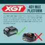 Makita GA004GZ01 40V Max XGT Cordless Brushless Angle Grinder 115mm Body Only +  Makpac Case Type 4