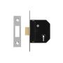 Union Y-ES-DL-CH-2.5 Essentials 3 Lever Mortice Deadlock Chrome 64mm