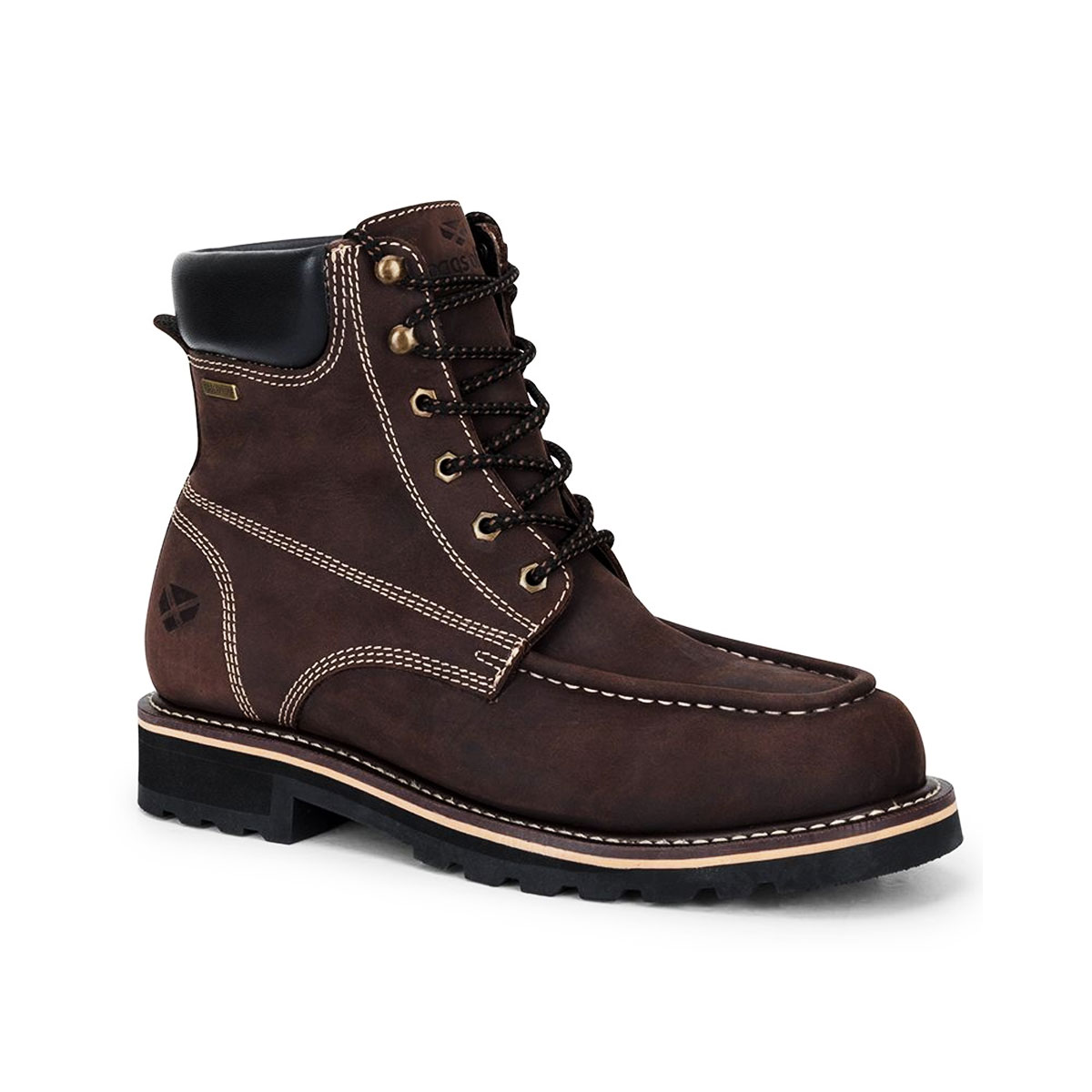 Hoggs Of Fife Selk Selkirk Moc Work Leather Boots 11/46 Oak Brown Size 11