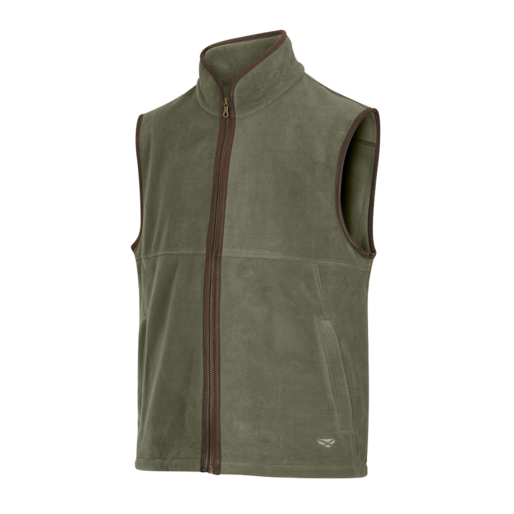 Hoggs Of Fife Stfg Stenton Technical Fleece Gilet Lovat Large