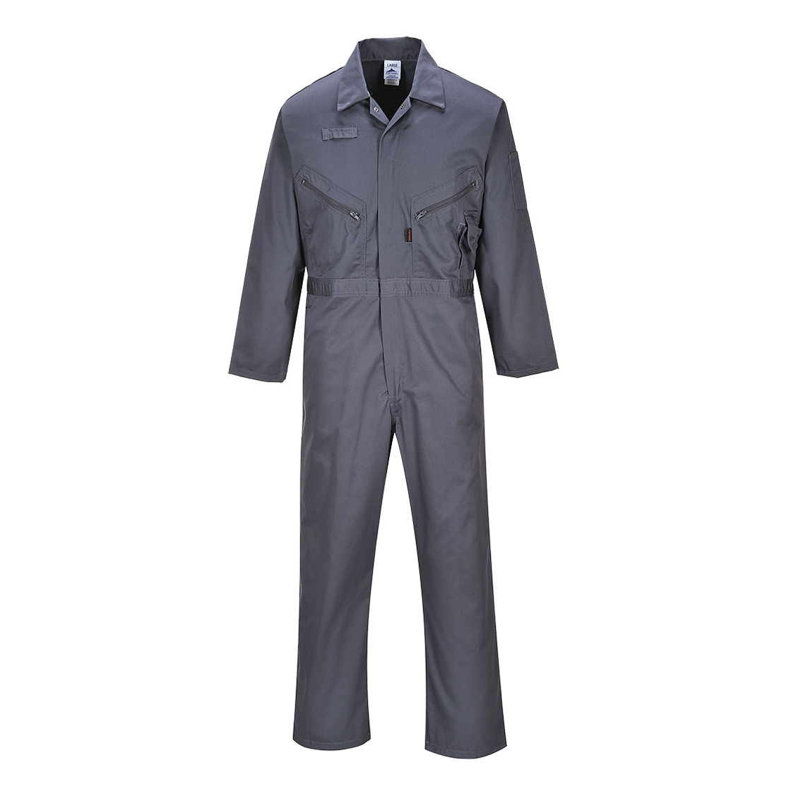 Portwest C813 Liverpool Zip Coverall Regular Xxl Grey Graphite Grey