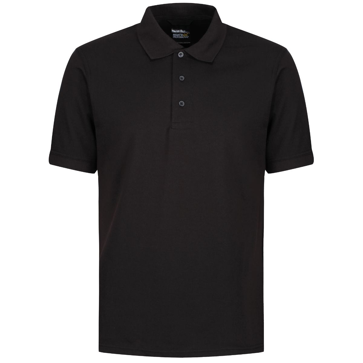 Regatta Trs143 Classic 65/35 Pique Polo Shirt Black Large